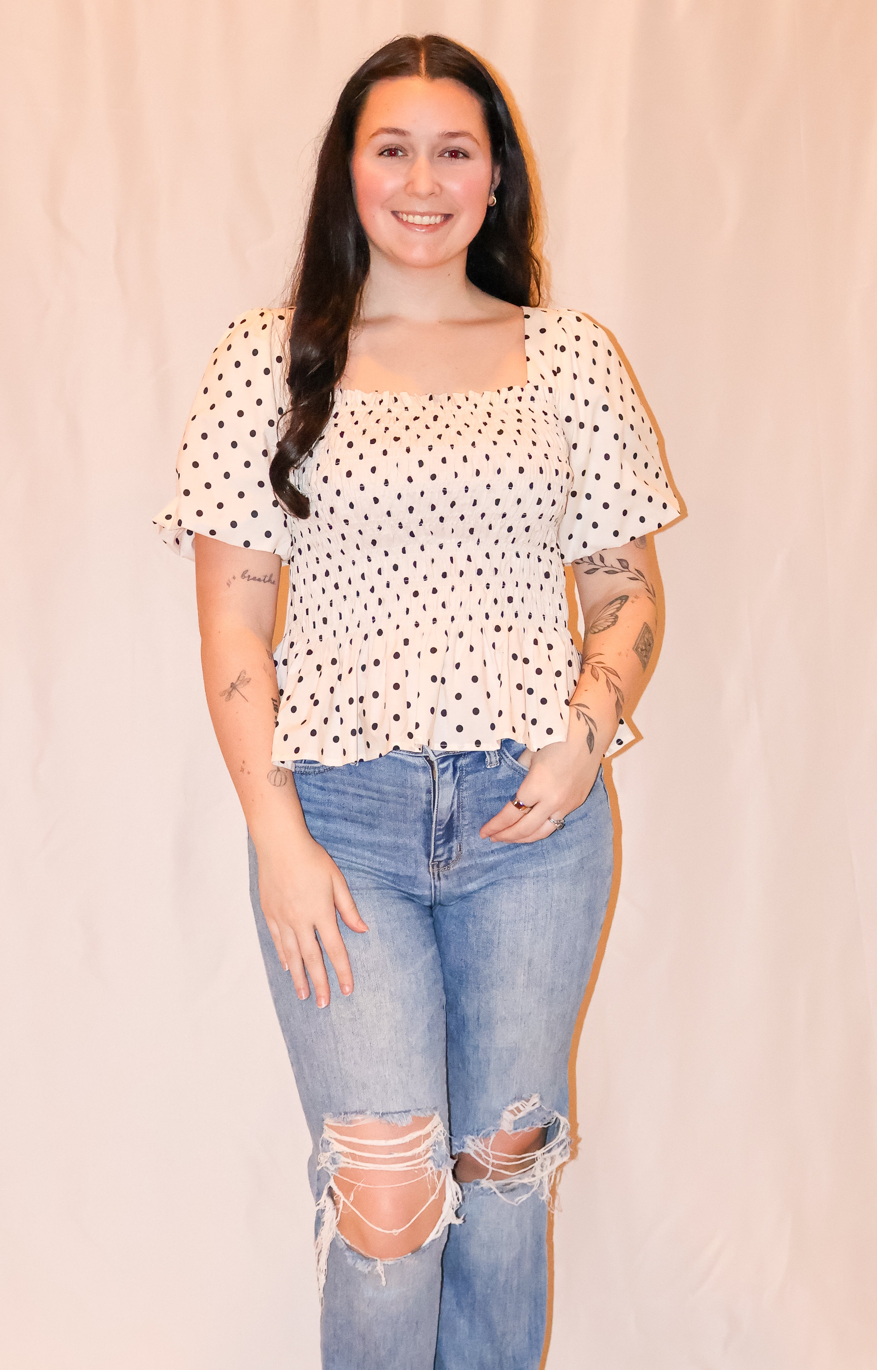 Polka Promise Top