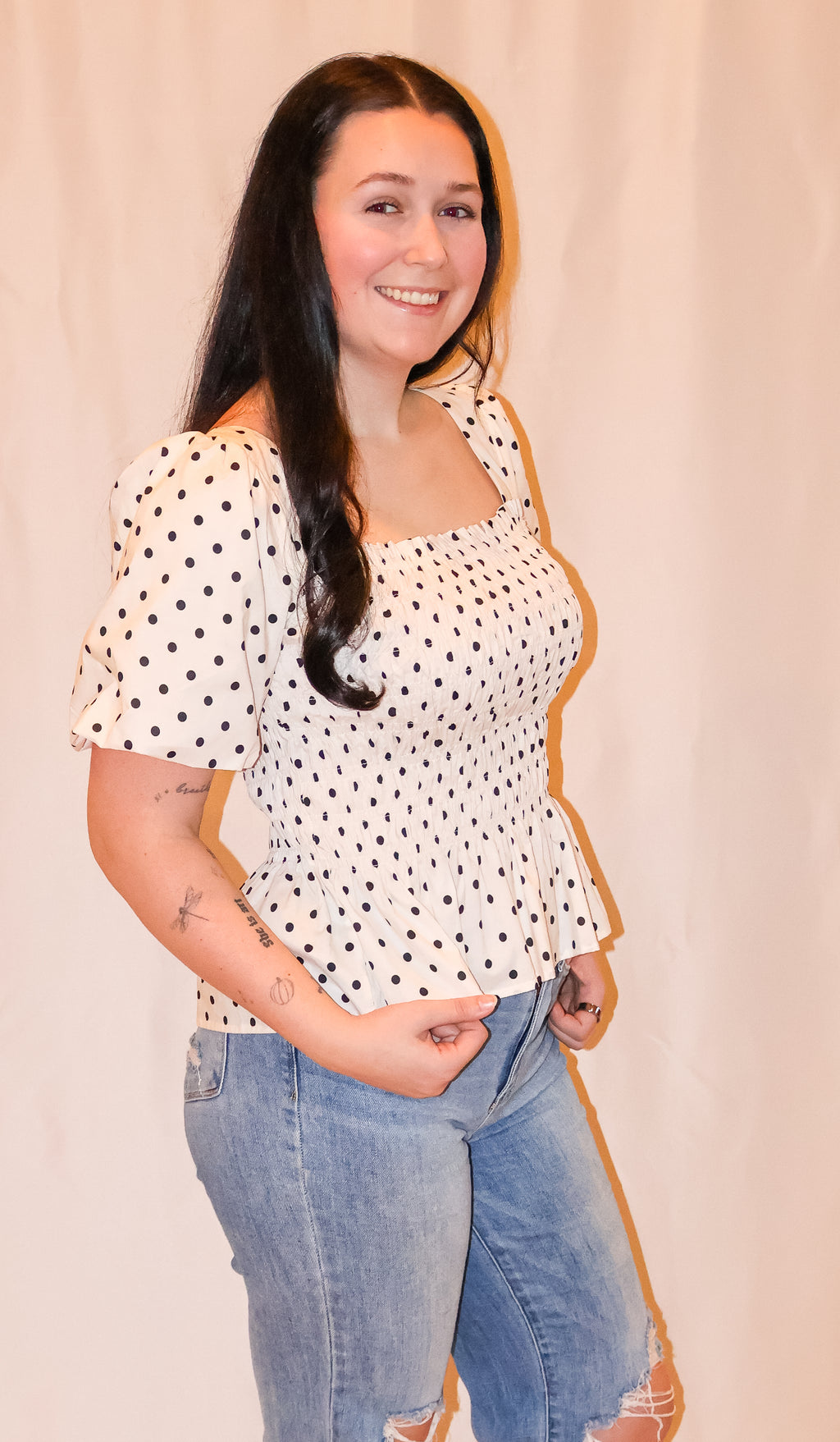 Polka Promise Top